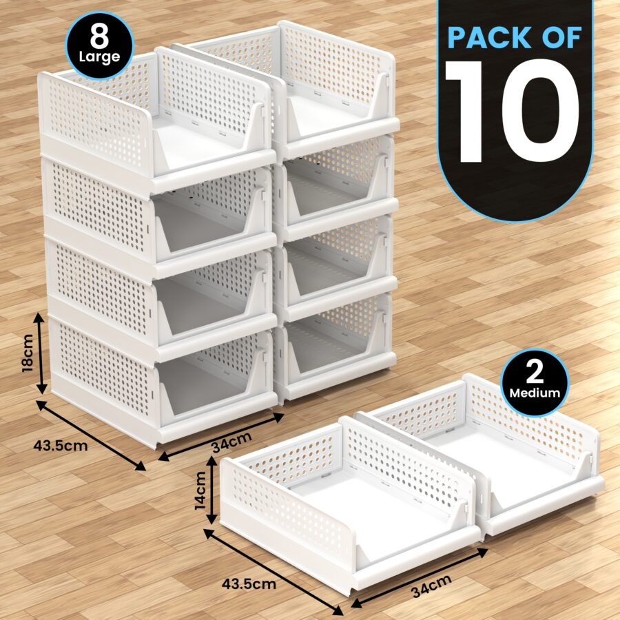 10 Pack Wardrobe Organiser - Image 2
