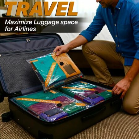 15 Pack Reusable Vacuum Space Saving Storage Bags - Image 7