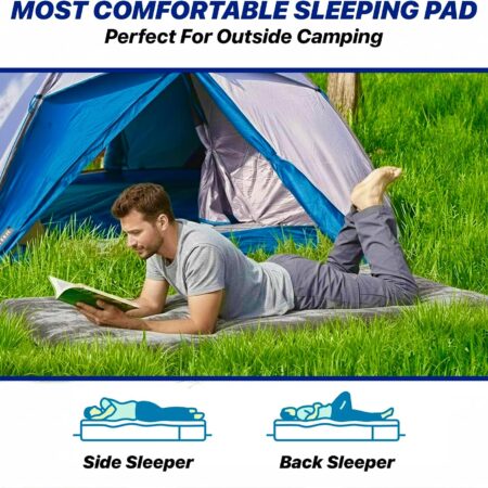 Portable Single Foldable Gel Memory Foam Floor Mattress - Image 5