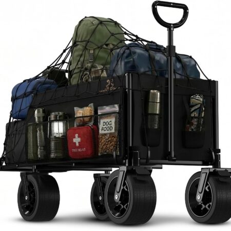 300L Foldable Wagon Collapsible Cart Beach Trolley