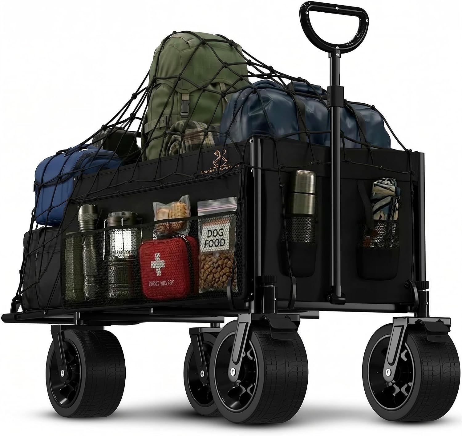 300L Foldable Wagon Collapsible Cart Beach Trolley